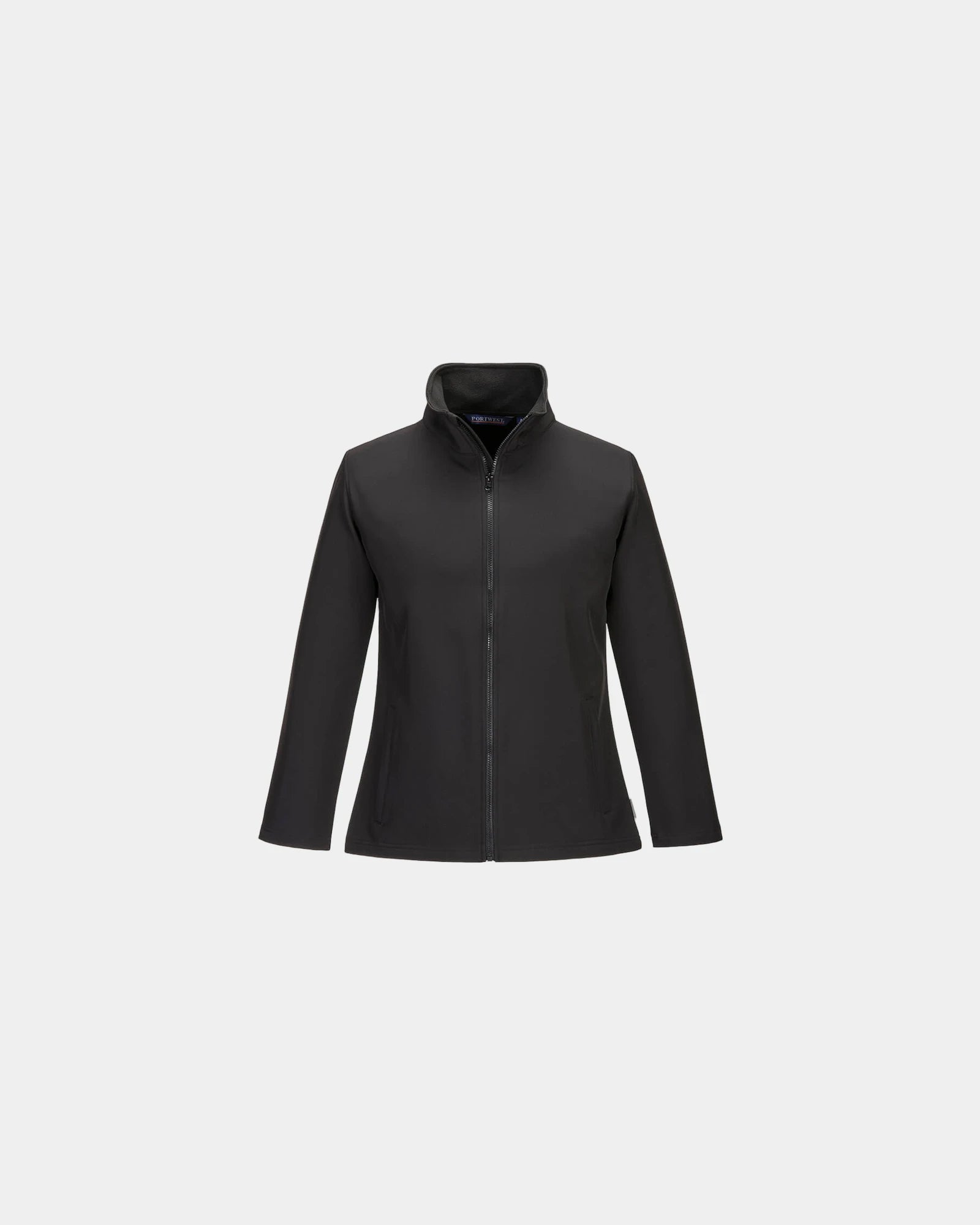 Softshell jas fleece gevoerd stretch om te personaliseren - Zwart-Hemelsblauw